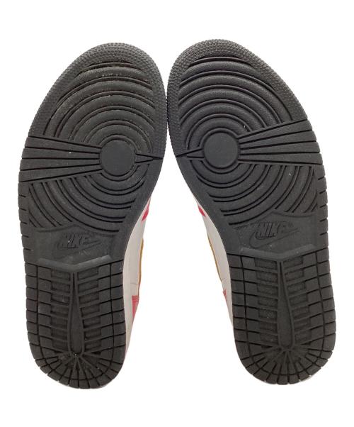 NIKE（ナイキ）NIKE (ナイキ) NIKE　Air Jordan 1 High OG　ハイカットスニーカー ホワイト×ショッキングピンク サイズ:27ｃｍの古着・服飾アイテム