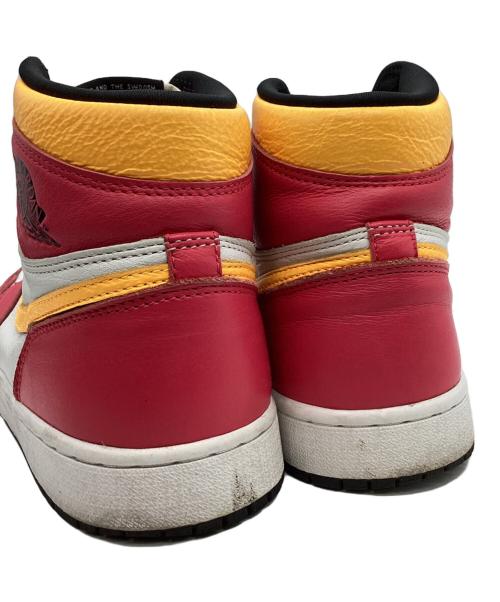NIKE（ナイキ）NIKE (ナイキ) NIKE　Air Jordan 1 High OG　ハイカットスニーカー ホワイト×ショッキングピンク サイズ:27ｃｍの古着・服飾アイテム