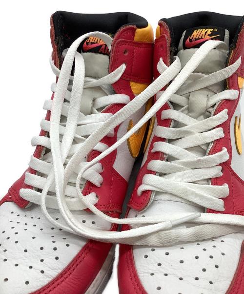 NIKE（ナイキ）NIKE (ナイキ) NIKE　Air Jordan 1 High OG　ハイカットスニーカー ホワイト×ショッキングピンク サイズ:27ｃｍの古着・服飾アイテム