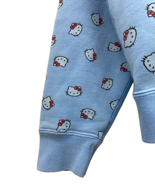 NIKE（ナイキ）NIKE (ナイキ) HELLO KITTY (ハローキティ) プルオーバーパーカー スカイブルー サイズ:Sの古着・服飾アイテム
