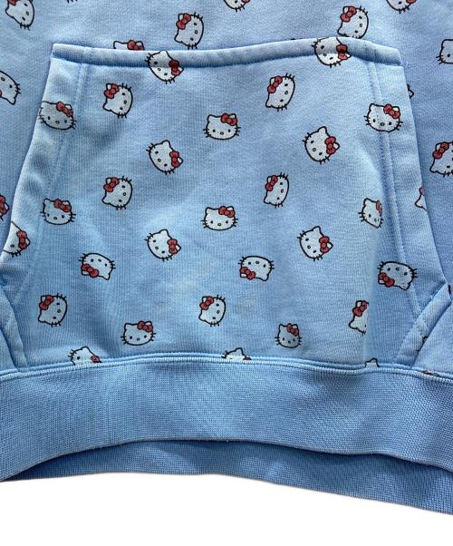 NIKE（ナイキ）NIKE (ナイキ) HELLO KITTY (ハローキティ) プルオーバーパーカー スカイブルー サイズ:Sの古着・服飾アイテム