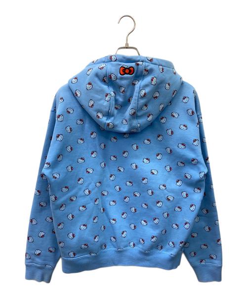NIKE（ナイキ）NIKE (ナイキ) HELLO KITTY (ハローキティ) プルオーバーパーカー スカイブルー サイズ:Sの古着・服飾アイテム