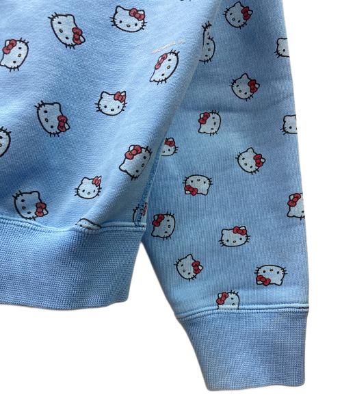 NIKE（ナイキ）NIKE (ナイキ) HELLO KITTY (ハローキティ) プルオーバーパーカー スカイブルー サイズ:Sの古着・服飾アイテム