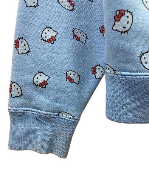 NIKE（ナイキ）NIKE (ナイキ) HELLO KITTY (ハローキティ) プルオーバーパーカー スカイブルー サイズ:Sの古着・服飾アイテム
