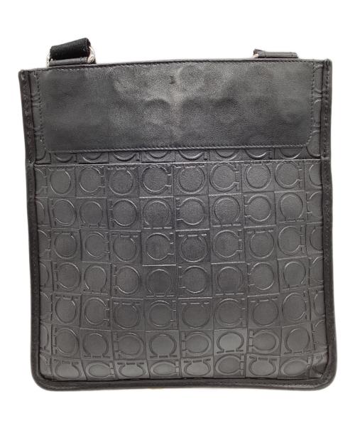 Salvatore Ferragamo（サルヴァトーレ フェラガモ）Salvatore Ferragamo (サルヴァトーレ フェラガモ) Salvatore Ferragamo　ガンチーニ　ショルダーバッグ ブラックの古着・服飾アイテム