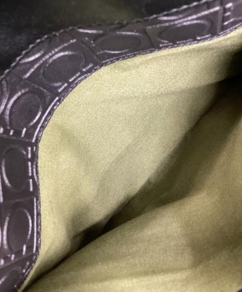 Salvatore Ferragamo（サルヴァトーレ フェラガモ）Salvatore Ferragamo (サルヴァトーレ フェラガモ) Salvatore Ferragamo　ガンチーニ　ショルダーバッグ ブラックの古着・服飾アイテム