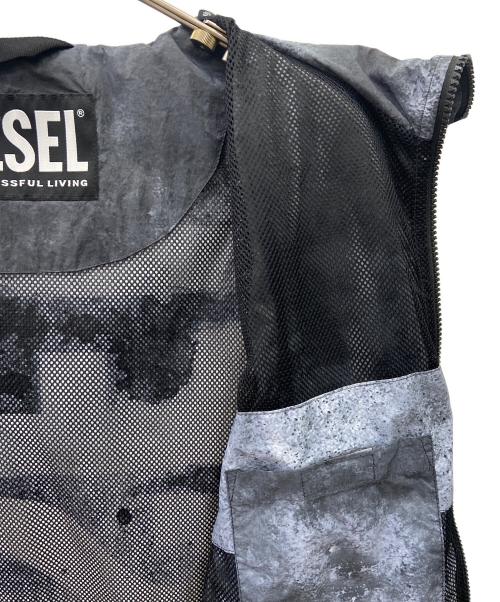 DIESEL（ディーゼル）DIESEL (ディーゼル) ナイロンジャケット グレー サイズ:Lの古着・服飾アイテム