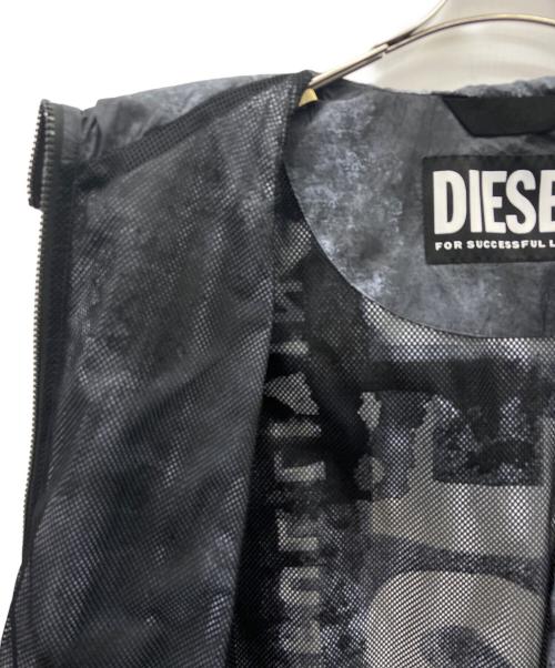 DIESEL（ディーゼル）DIESEL (ディーゼル) ナイロンジャケット グレー サイズ:Lの古着・服飾アイテム