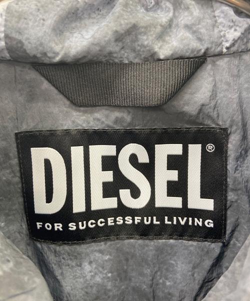 DIESEL（ディーゼル）DIESEL (ディーゼル) ナイロンジャケット グレー サイズ:Lの古着・服飾アイテム