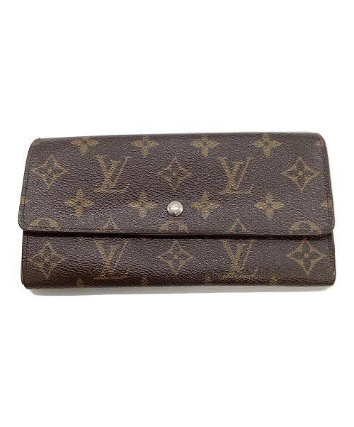 LOUIS VUITTON（ルイ ヴィトン）LOUIS VUITTON (ルイ ヴィトン) ポルトフォイユ・サラ　モノグラム ブラウンの古着・服飾アイテム