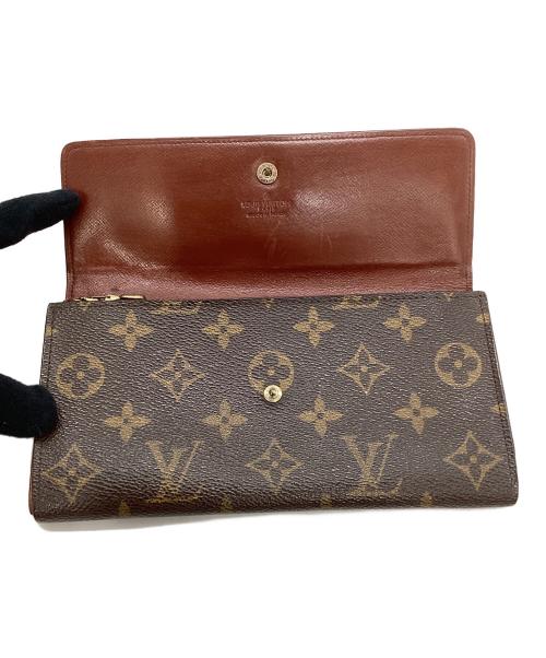 LOUIS VUITTON（ルイ ヴィトン）LOUIS VUITTON (ルイ ヴィトン) ポルトフォイユ・サラ　モノグラム ブラウンの古着・服飾アイテム