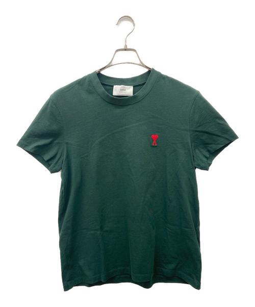 ami（アミ）ami (アミ) ami　半袖カットソー グリーン サイズ:Sの古着・服飾アイテム