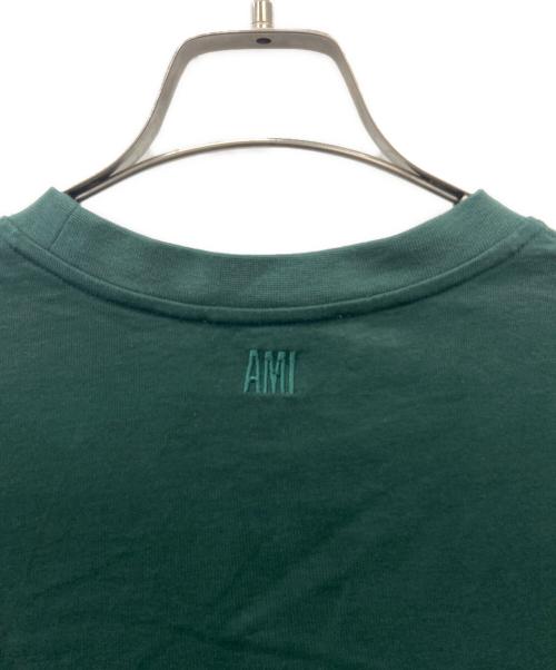 ami（アミ）ami (アミ) ami　半袖カットソー グリーン サイズ:Sの古着・服飾アイテム