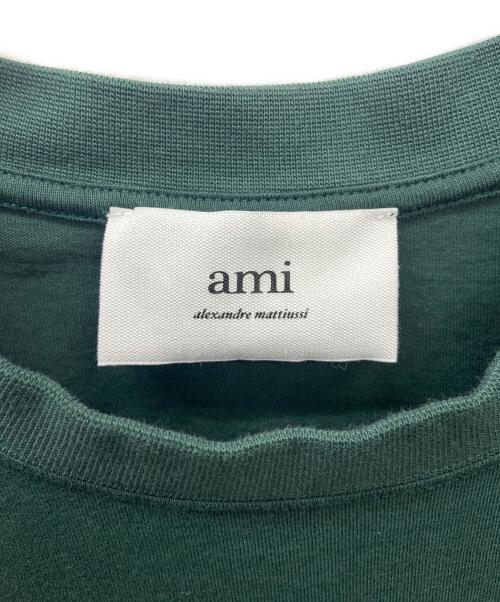 ami（アミ）ami (アミ) ami　半袖カットソー グリーン サイズ:Sの古着・服飾アイテム