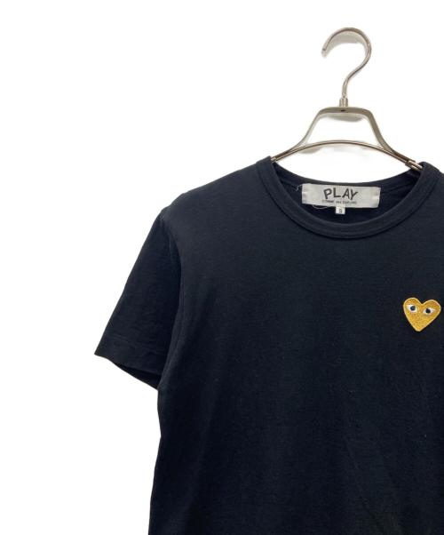 PLAY COMME des GARCONS（プレイコムデギャルソン）PLAY COMME des GARCONS (プレイコムデギャルソン) PLAY COMME des GARCONS　半袖カットソー ブラック サイズ:Sの古着・服飾アイテム