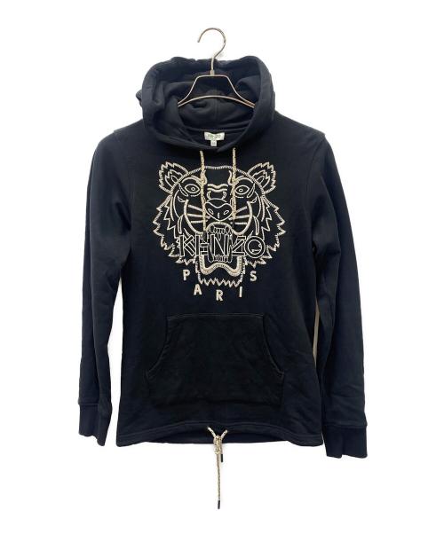 KENZO（ケンゾー）KENZO (ケンゾー) プルオーバーパーカー ブラック サイズ:XSの古着・服飾アイテム
