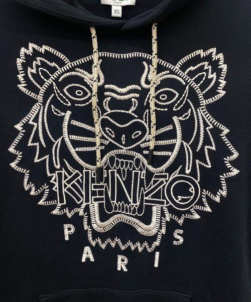 KENZO（ケンゾー）KENZO (ケンゾー) プルオーバーパーカー ブラック サイズ:XSの古着・服飾アイテム