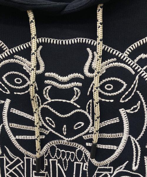 KENZO（ケンゾー）KENZO (ケンゾー) プルオーバーパーカー ブラック サイズ:XSの古着・服飾アイテム