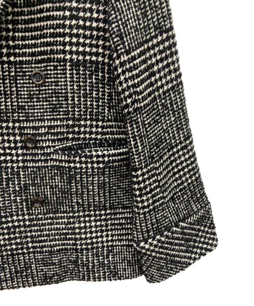 HER LIP TO（ハーリップトゥ）Her lip to (ハーリップトゥ) HEMINGWAY CHECK TWEED JACKET ブラック×ホワイト サイズ:Mの古着・服飾アイテム