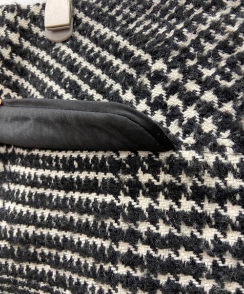HER LIP TO（ハーリップトゥ）Her lip to (ハーリップトゥ) HEMINGWAY CHECK TWEED JACKET ブラック×ホワイト サイズ:Mの古着・服飾アイテム