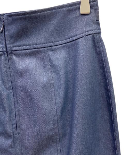 HER LIP TO（ハーリップトゥ）Her lip to (ハーリップトゥ) Pleated Denim-Effect Bit Skirt ネイビー サイズ:M 未使用品の古着・服飾アイテム