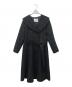 Her lip to（ハーリップトゥ）の古着「Herlipto Checked Pattern Wool Blend Coat」｜ブラック×グリーン