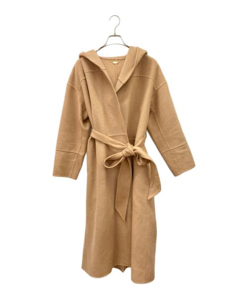 HER LIP TO（ハーリップトゥ）Her lip to (ハーリップトゥ) Wool-Blend Doubleface Belted Coat ベージュ サイズ:Sの古着・服飾アイテム