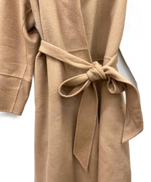 HER LIP TO（ハーリップトゥ）Her lip to (ハーリップトゥ) Wool-Blend Doubleface Belted Coat ベージュ サイズ:Sの古着・服飾アイテム