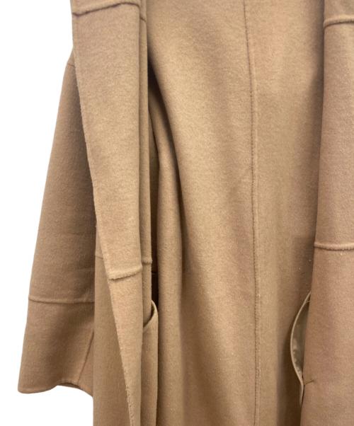 HER LIP TO（ハーリップトゥ）Her lip to (ハーリップトゥ) Wool-Blend Doubleface Belted Coat ベージュ サイズ:Sの古着・服飾アイテム