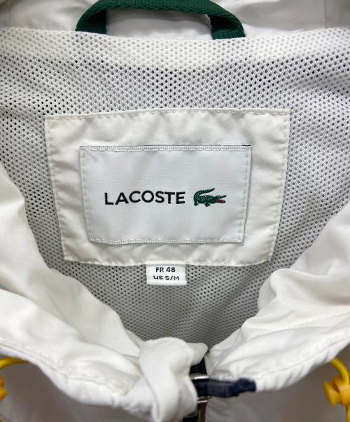 LACOSTE（ラコステ）LACOSTE (ラコステ) ジップパーカー イエロー×ネイビー サイズ:FR48の古着・服飾アイテム