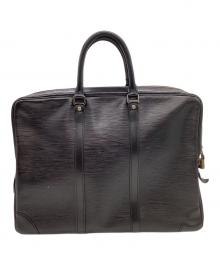 LOUIS VUITTON（ルイ ヴィトン）の古着「LOUIS VUITTON　エピ　ポルト ドキュマン ヴォワヤージュ　ビジネスバッグ」｜ブラック