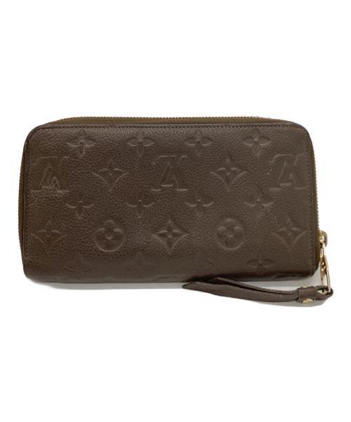 LOUIS VUITTON（ルイ ヴィトン）LOUIS VUITTON (ルイ ヴィトン) LOUIS VUITTON　モノグラム・アンプラント　ジッピー ウォレット　長財布 ノワールの古着・服飾アイテム