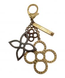 LOUIS VUITTON（ルイ ヴィトン）の古着「LOUIS VUITTON　ビジューサック・タパージュキーホルダー　バッグチャーム」｜ゴールド×シルバー