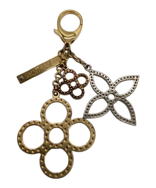LOUIS VUITTON（ルイ ヴィトン）LOUIS VUITTON (ルイ ヴィトン) LOUIS VUITTON　ビジューサック・タパージュキーホルダー　バッグチャーム ゴールド×シルバーの古着・服飾アイテム