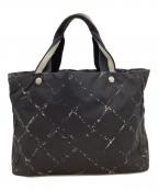 CHANELシャネル）の古着「CHANEL　トラベルライン　トートバッグ」｜毛羽立ち・ヨゴレ・内部汚れ有