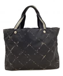 CHANEL（シャネル）の古着「CHANEL　トラベルライン　トートバッグ」｜毛羽立ち・ヨゴレ・内部汚れ有