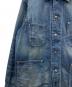 中古・古着 RRL (ダブルアールエル) デニムエンジニアコート ネイビー サイズ:L相当：45000円