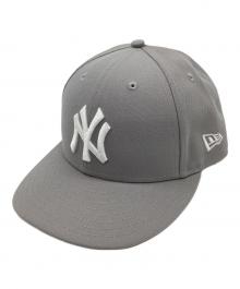 New Era（ニューエラ）の古着「New Era　ヤンキース　キャップ」｜グレー