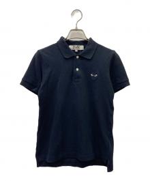 PLAY COMME des GARCONS（プレイコムデギャルソン）の古着「PLAY COMME des GARCONS　ポロシャツ」｜ブラック