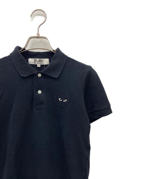 PLAY COMME des GARCONS（プレイコムデギャルソン）PLAY COMME des GARCONS (プレイコムデギャルソン) PLAY COMME des GARCONS　ポロシャツ ブラック サイズ:Sの古着・服飾アイテム
