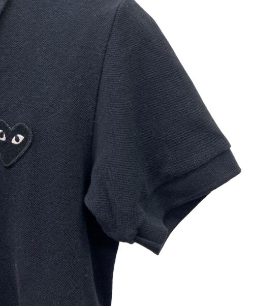 PLAY COMME des GARCONS（プレイコムデギャルソン）PLAY COMME des GARCONS (プレイコムデギャルソン) PLAY COMME des GARCONS　ポロシャツ ブラック サイズ:Sの古着・服飾アイテム