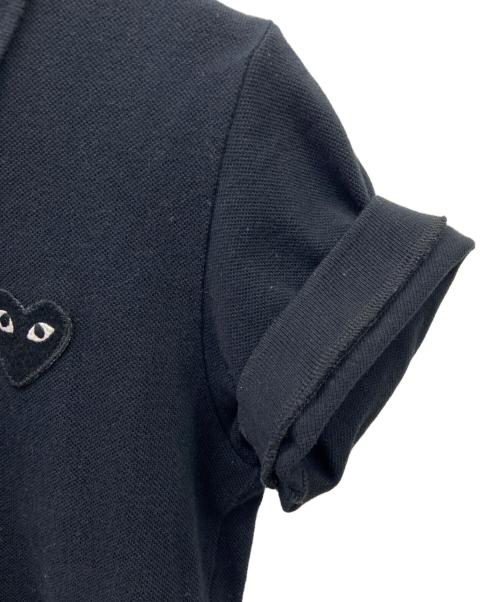PLAY COMME des GARCONS（プレイコムデギャルソン）PLAY COMME des GARCONS (プレイコムデギャルソン) PLAY COMME des GARCONS　ポロシャツ ブラック サイズ:Sの古着・服飾アイテム