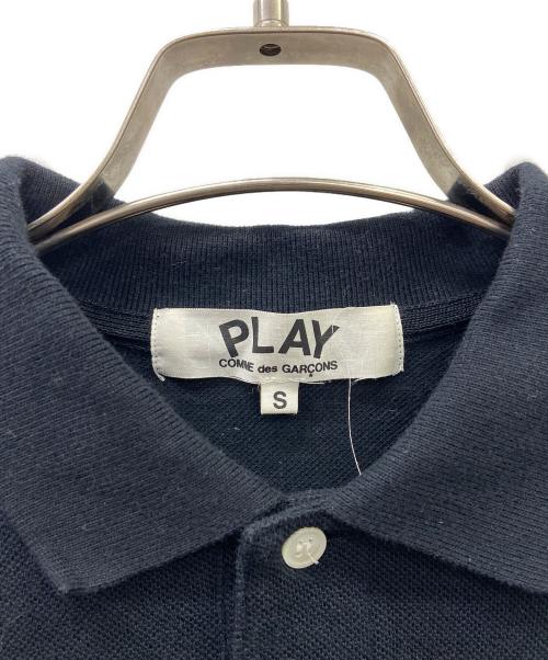 PLAY COMME des GARCONS（プレイコムデギャルソン）PLAY COMME des GARCONS (プレイコムデギャルソン) PLAY COMME des GARCONS　ポロシャツ ブラック サイズ:Sの古着・服飾アイテム