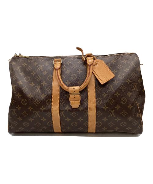 LOUIS VUITTON（ルイ ヴィトン）LOUIS VUITTON (ルイ ヴィトン) LOUIS VUITTON　モノグラム　キーポル45  トラベルバッグ ブラウンの古着・服飾アイテム