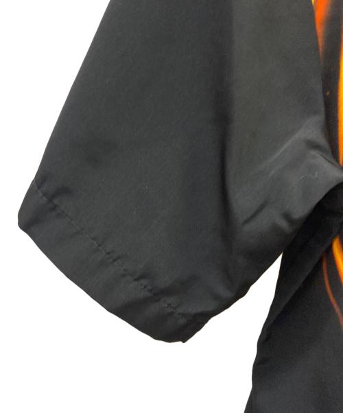 HARLEY-DAVIDSON（ハーレーダビッドソン）HARLEY-DAVIDSON (ハーレーダビッドソン) 半袖シャツ ブラック×オレンジ サイズ:Ｓの古着・服飾アイテム