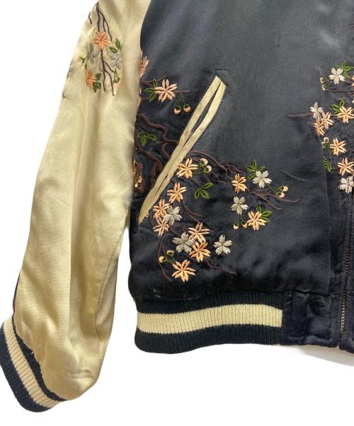 satori（サトリ）satori (サトリ) スカジャン ブラック×グリーン サイズ:Mの古着・服飾アイテム