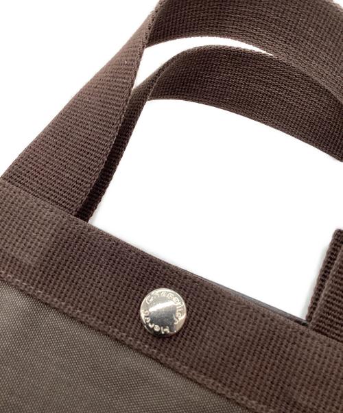 Herve Chapelier（エルベシャプリエ）Herve Chapelier (エルベシャプリエ) Herve Chapelier　コーデュラナイロン舟型トートM モカの古着・服飾アイテム