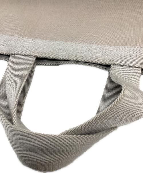 Herve Chapelier（エルベシャプリエ）Herve Chapelier (エルベシャプリエ) Herve Chapelier　コーデュラナイロン舟型トートL ベージュ×グレーの古着・服飾アイテム