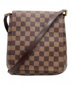 LOUIS VUITTONルイ ヴィトン）の古着「LOUIS VUITTON　ダミエ　ミュゼットサルサ　ショートストラップ　バッグ」｜ブラウン