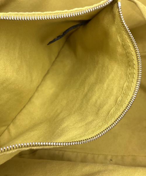 HERMES（エルメス）HERMES (エルメス) HERMES　サックバガ　キャンバストートバッグ イエロー×オレンジの古着・服飾アイテム